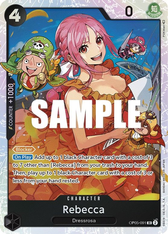 Rebecca from One Piece Trading Card Game Awakening of the New Era (OP-05)