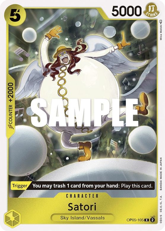 Satori from One Piece Trading Card Game Awakening of the New Era OP05